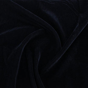 velvet Dress Fabrics Triple Velvet Fabric Black 112cm (7241183461465)