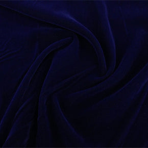velvet Dress Fabrics Triple Velvet Fabric Navy 112cm (7241187033177)