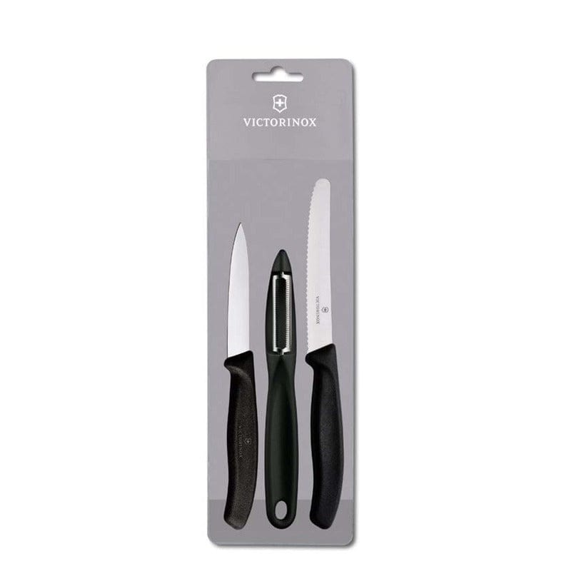 Victorinox Knife Black Victorinox Zest 3 Piece Paring Set (4654910210137)