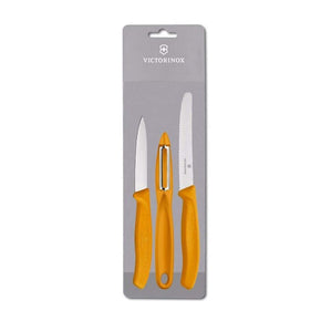 Victorinox Knife Orange Victorinox Zest 3 Piece Paring Set (4654910210137)