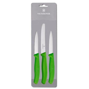 Victorinox Knife Victorinox - Classic 3 Piece Paring Set - Green (4713240100953)