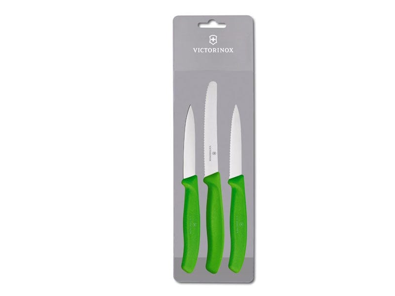 Victorinox Knife Victorinox Classic 3 Piece Paring Set - Green (4713240100953)