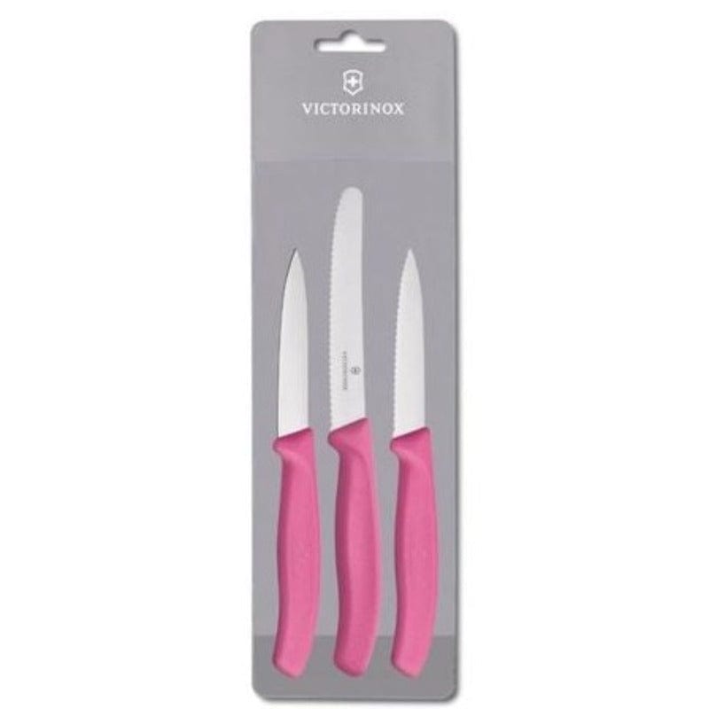 Victorinox Knife Victorinox - Classic 3 Piece Paring Set - Pink (4713240625241)
