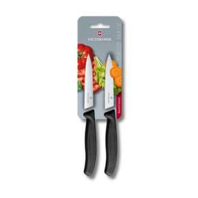 Victorinox Knife Victorinox Swiss Classic 2 Piece Paring Knife Set Black 10cm V6.7793.B (7283039305817)