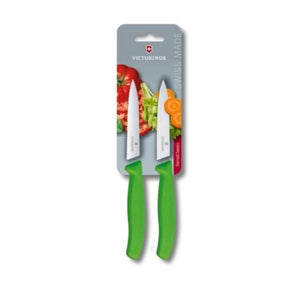 Victorinox Knife Victorinox Swiss Classic 2 Piece Paring Knife Set Green - 10cm V6.7796.L4B (7283042156633)