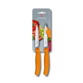 Victorinox Knife Victorinox Swiss Classic 2 Piece Paring Knife Set Orange 10cm V6.7796.L9B (7283051233369)