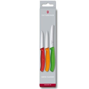 Victorinox Knife Victorinox Swiss Classic 3 Piece Paring Knife Set Assorted Colours (7281688150105)