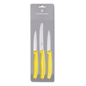 Victorinox Knife Victorinox Swiss Classic 3 Piece Paring Set Yellow Sleeve V6.7118.3 (7281695490137)
