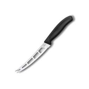 Victorinox Knife Victorinox Swiss Classic Butter/Cream Cheese Knife Serrated Forked Tip Black 13cm V6.7863.13B Blister (7283697352793)
