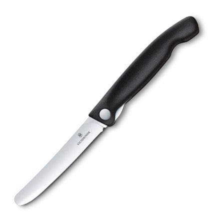 Victorinox Knife Victorinox Swiss Classic Foldable Plain Edge Paring Knife Black 11cm V6.7803.FB (7283458179161)