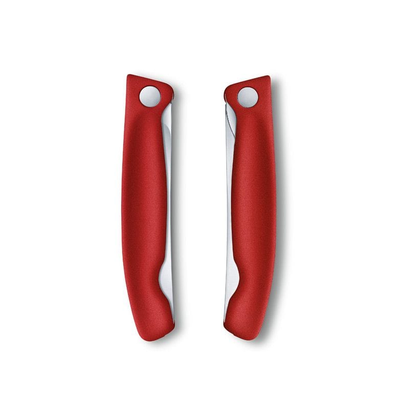 Victorinox Knife Victorinox Swiss Classic Foldable Plain Edge Paring Knife Red 11cm V6.7801.FB (7283444940889)