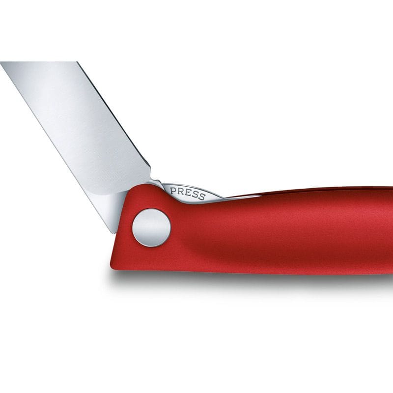 Victorinox Knife Victorinox Swiss Classic Foldable Plain Edge Paring Knife Red 11cm V6.7801.FB (7283444940889)