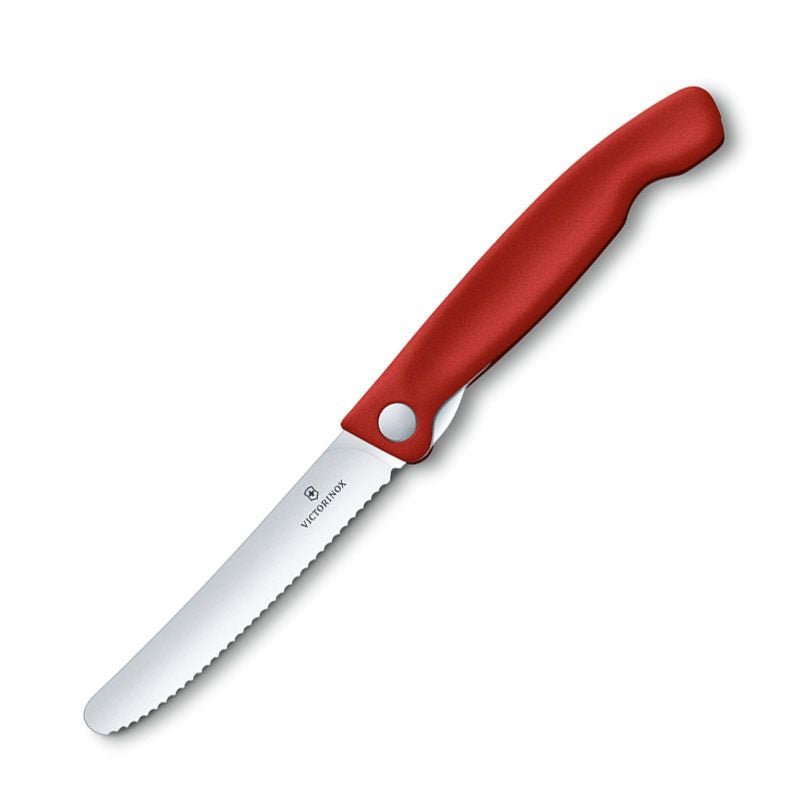 Victorinox Knife Victorinox Swiss Classic Foldable Serrated Paring Knife Red 11cm Blister V6.7831.FB (7283470565465)