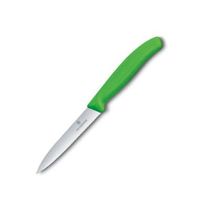 Victorinox Knife Victorinox Swiss Classic Paring Knife Serrated Green 10cm V6.7736.L4 (7283030687833)