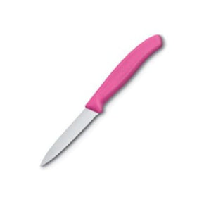 Victorinox Knife Victorinox Swiss Classic Paring Knife Serrated Pink 8cm V6.7636.L115 (7282966200409)