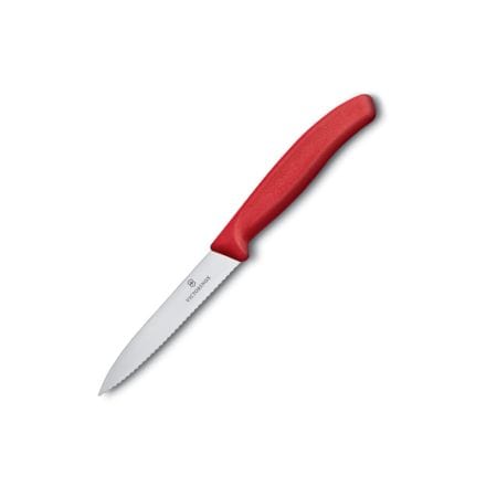 Victorinox Knife Victorinox Swiss Classic Paring Knife Serrated Red 10cm V6.7731 (7283015155801)