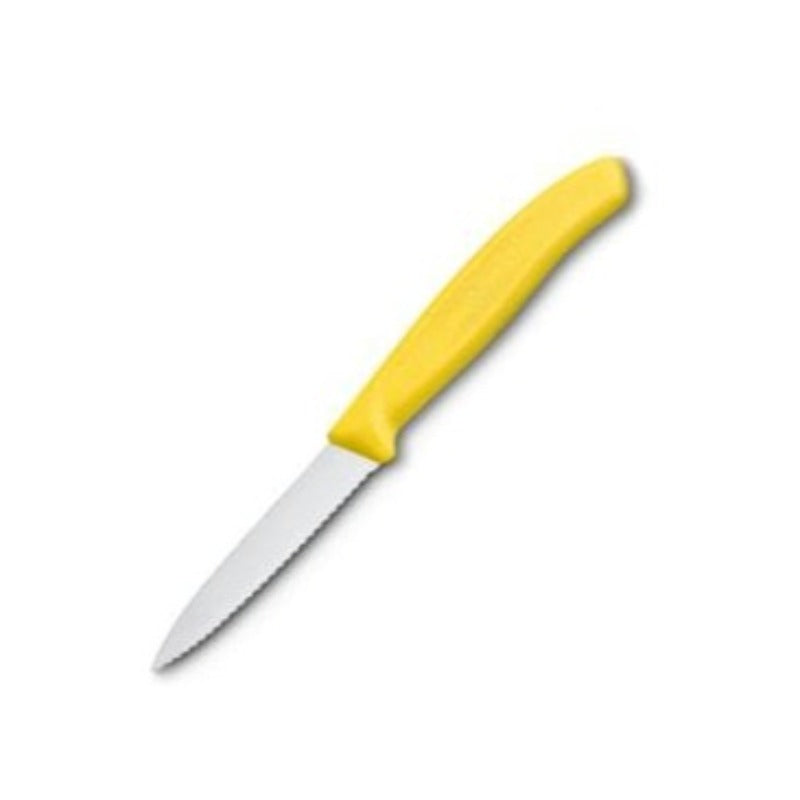 Victorinox Knife Victorinox Swiss Classic Paring Knife Serrated Yellow 8cm V6.7636.L118 (7282980225113)