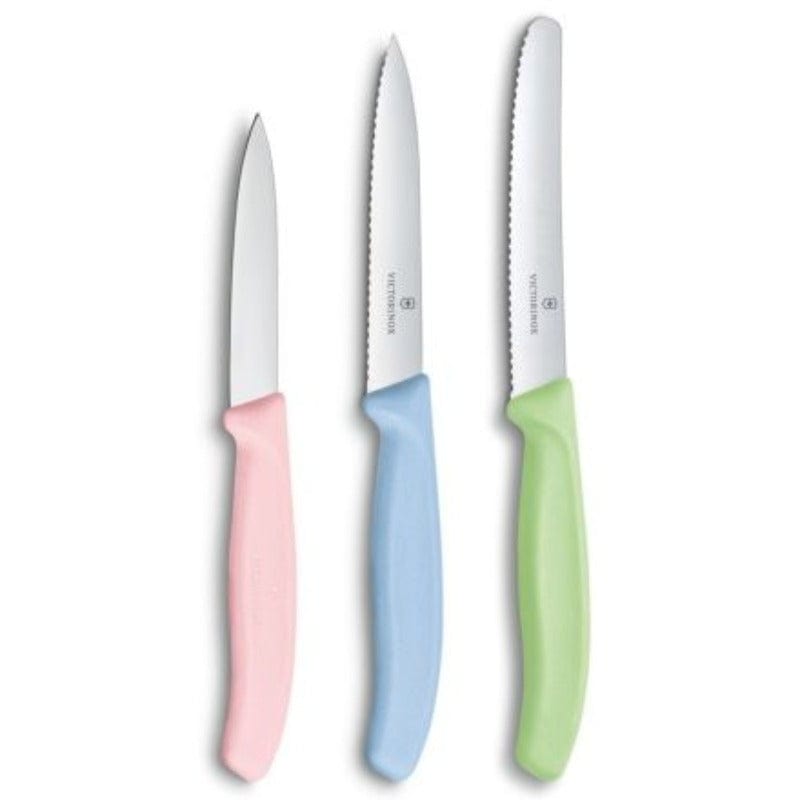 Victorinox Knife Victorinox Swiss Classic Trend Colours Paring Knife Set 3 Piece Light Pink/Blue/Green (7281693687897)