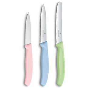 Victorinox Knife Victorinox Swiss Classic Trend Colours Paring Knife Set 3 Piece Light Pink/Blue/Green (7281693687897)