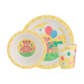 Viners CUTLERY Viners Bertie Bamboo Fiber Kids Dinerware 3 Piece VN0304044 (7255626023001)