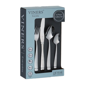 Viners CUTLERY Viners Everyday Purity Cutlery 16 Piece 18/0 VN0303125 (7255533453401)