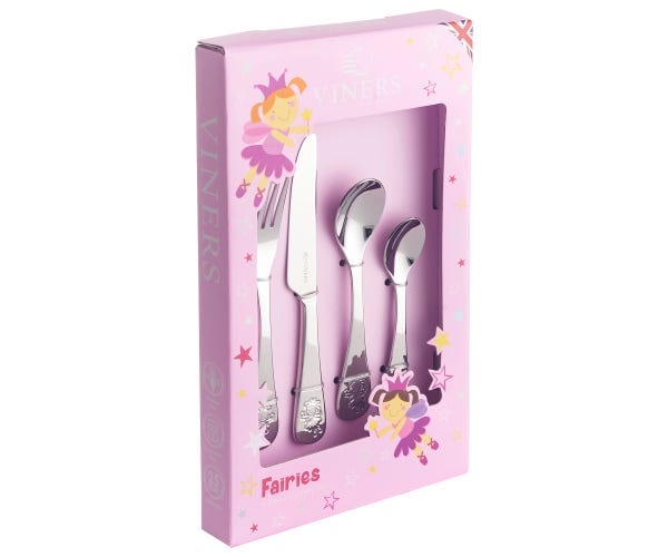 Viners CUTLERY Viners Fairies Kids Cutlery Set 4 Piece VN0304013 (7255617568857)