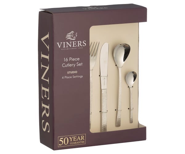 Viners CUTLERY Viners Studio Cutlery Set 16 Piece 18/10 VN0302914 (7255583260761)