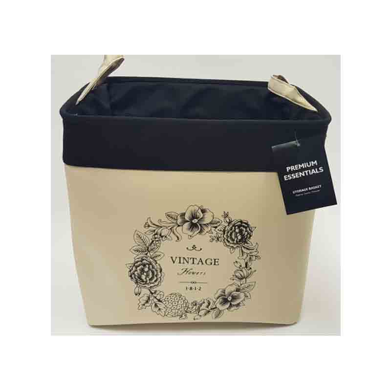 Vintage Rectangular Basket Medium H-QNDF002-M (4325945606233)