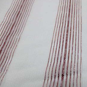 voile Curtaining Material Stripe Voile Curtaining Col. 105 DB-1401 280 cm (4773223432281)