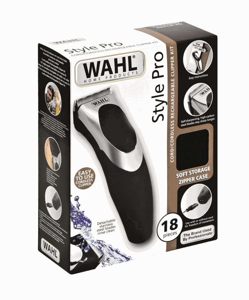 Wahl Clipper Wahl 18 Piece Style Pro-Rechargeable Clipper 9639-016-Hero (6958584627289)