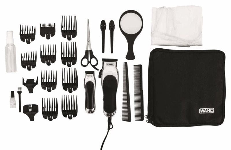 Wahl Clipper Wahl Deluxe Chrome Pro 27 Piece Complete Hair Clipper & Touch-Up Kit (6983114883161)