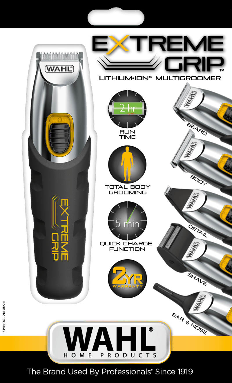Wahl Clipper Wahl Extreme Grip Lithium-Ion Multigroomer - 25 Piece (6979705045081)