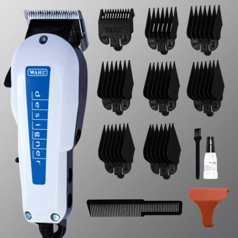 Wahl Clipper Wahl White 6 Piece Designer Professional Hair Clipper Kit WC8357-100 (4666343522393)