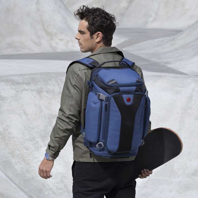Wenger Laptop Backpack BLUE Wenger 2-in-1 Duffel / Laptop Backpack Blue (4711844642905)
