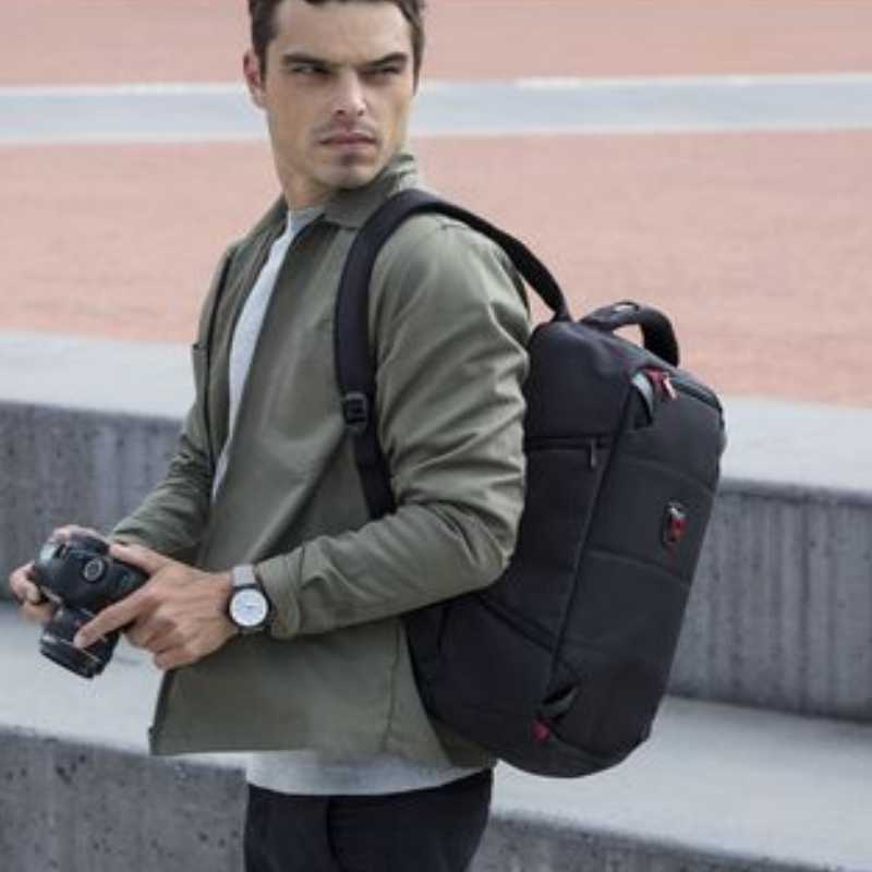 Wenger Wenger TechPack Camera/Laptop Backpack Black (4711843070041)