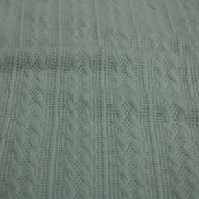 WINTER FABRIC Dress Fabrics Jacquard Cable Knit Fabric Cream 150 cm (6562297380953)