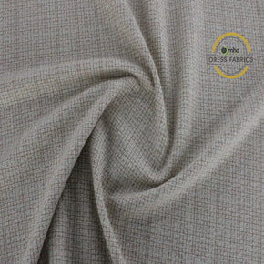 WINTER FABRIC Dress Forms Woolen Check Fabric Cork 140cm (7061566783577)