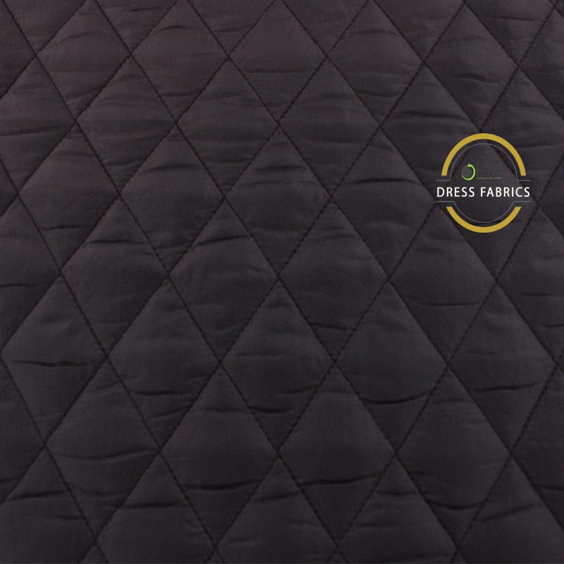 WINTER FABRIC Fabric Quilted Monteler Fabric Deep Brown 140cm (7024440541273)