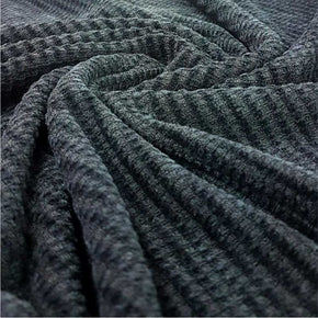 WINTER KNITS Dress Fabrics Grey Chenille Stripe Fabric 150 cm (4684859310169)