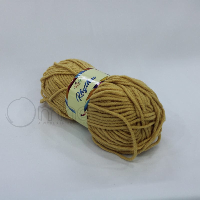 WOOL habby Light Gold Rhythm Wool 100g (7228513321049)