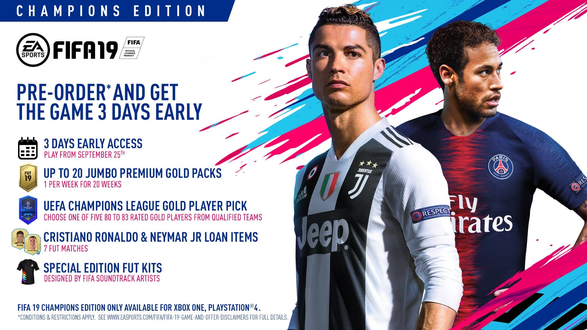 XBOX GAMES Tech & Office FIFA 19 Champions Edition (XBOX ONE) (2061780746329)