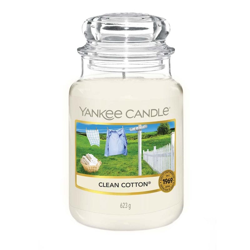 Yankee Candle Candle Yankee Candle Large Jar Clean Cotton  623g (6901430845529)