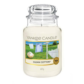 Yankee Candle Candle Yankee Candle Large Jar Clean Cotton  623g (6901430845529)