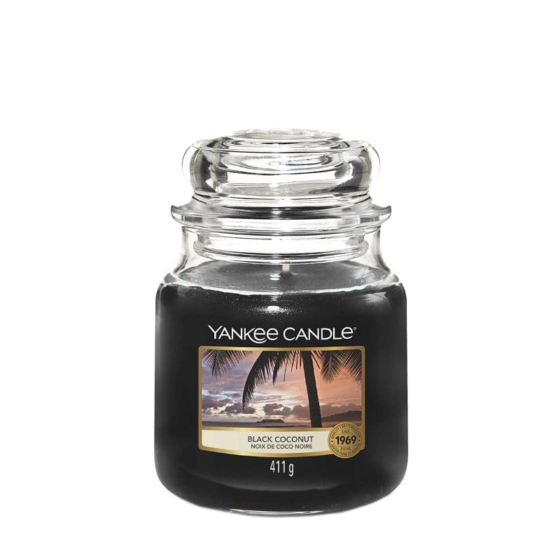 Yankee Candle Candle Yankee Candle Medium Jar Black Coconut 411g (6901657141337)