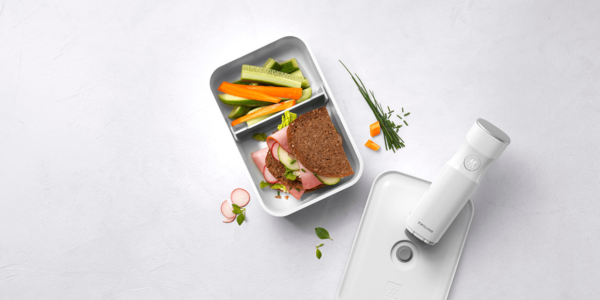 Zwilling homeware Zwilling Fresh & Save Vacuum Plastic Lunch Box Large White 1.60 Litre (7042277408857)
