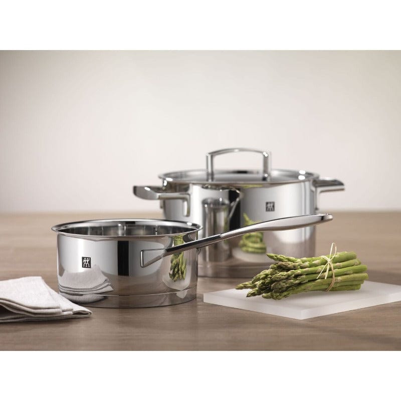 Zwilling Pots Set Zwilling Twin Passion Cookware Set 9 Piece 18/10 Stainless Steel (2061592232025)